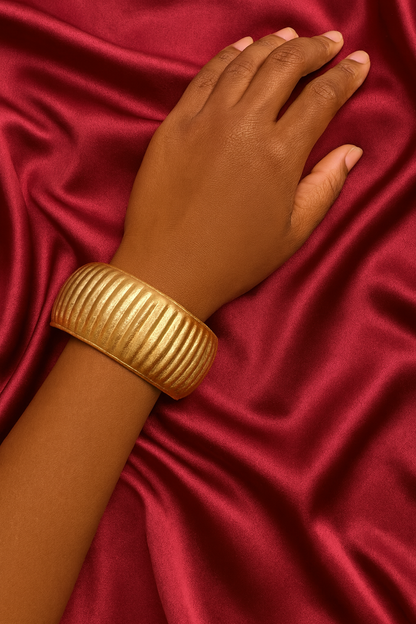 Lisette Corrugated Bangle